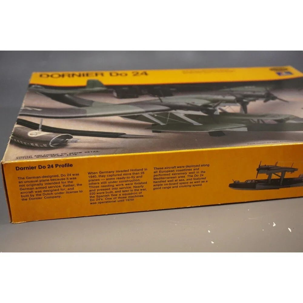 Vintage Testors 1/72 Scale Dornier Do 24 German Flying Boat Model Kit 868 New
